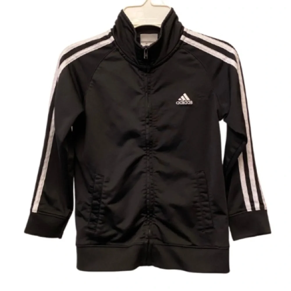 ADIDAS Youth Size 7 Athletic Track Jacket Full Zip